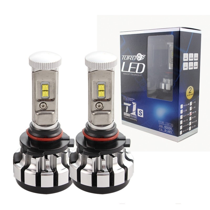 Set 2 LED-uri Auto Techstar® T1S, 9005, 35w, 8000 Lumeni, 6000K, AUTO, 12-24 Volti, CREE, Canbus, Radiator Aluminiu