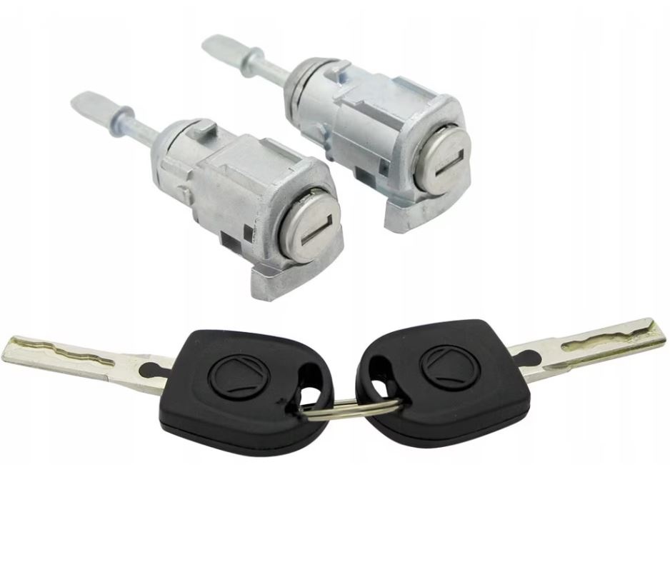 Set Cilindru Inchidere Usa Techstar, Compatibil VW Golf 4, Bora, Passat B5, Polo 9N, Skoda Octavia, Fabia, Audi A6 C5, 1U0837167E
