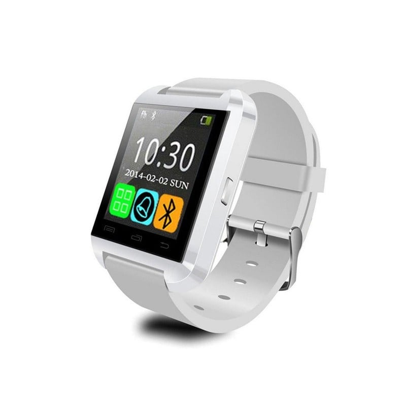 Smartwatch Techstar® U8+, Bluetooth, Ecran LCD 1.44inch, Conectare Telefon, Pedometru, Alb - 2 | YEO