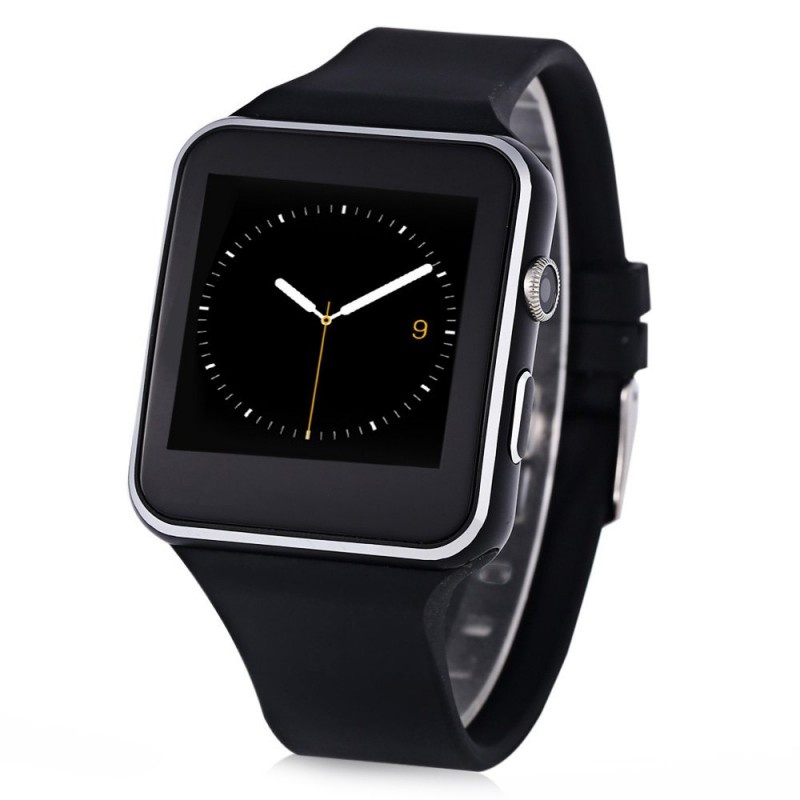 Smartwatch X6S Bluetooth Compatibil MicroSD si SIM Cu Camera Negru