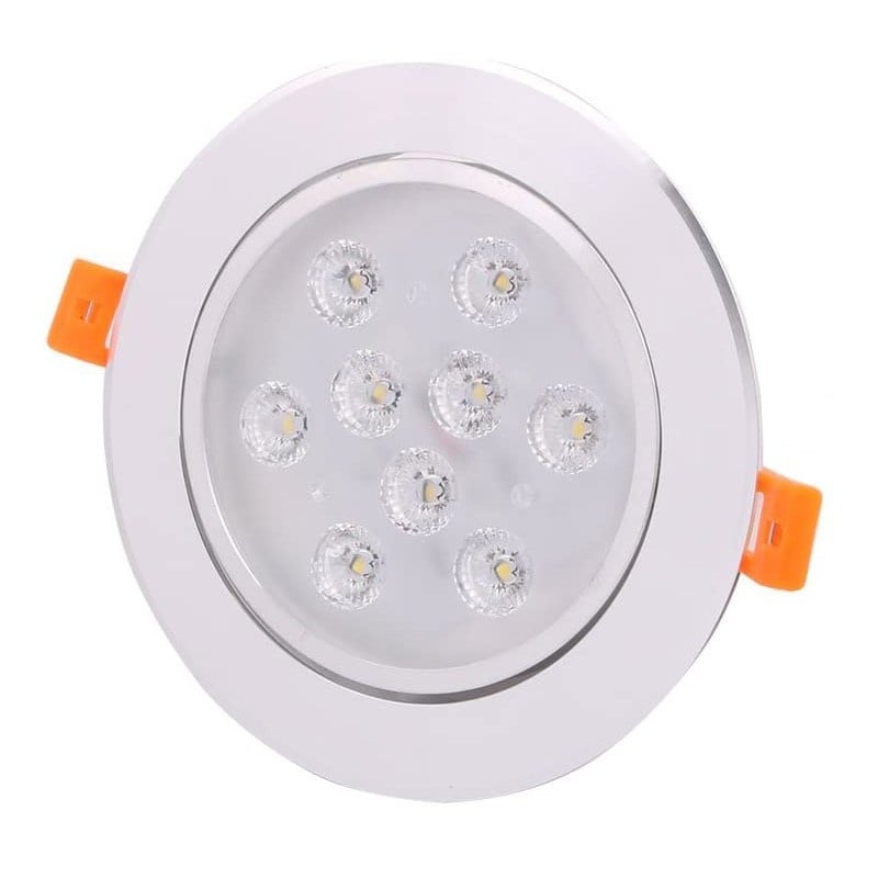 Spot LED Techstar® THD, Alb, Putere 9W, Culoare Lumina 4000K, CRI 80+, Radiator Aluminiu