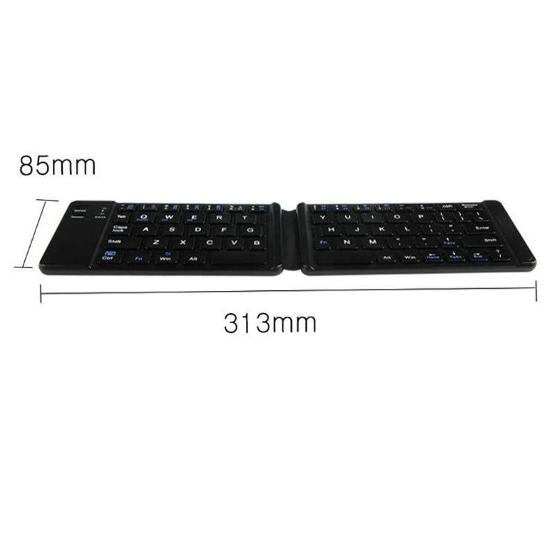 Tastatura Wireless Techstar®, Bluetooth 3.0, Pliabila, Windows/Android/iOS - 3 | YEO