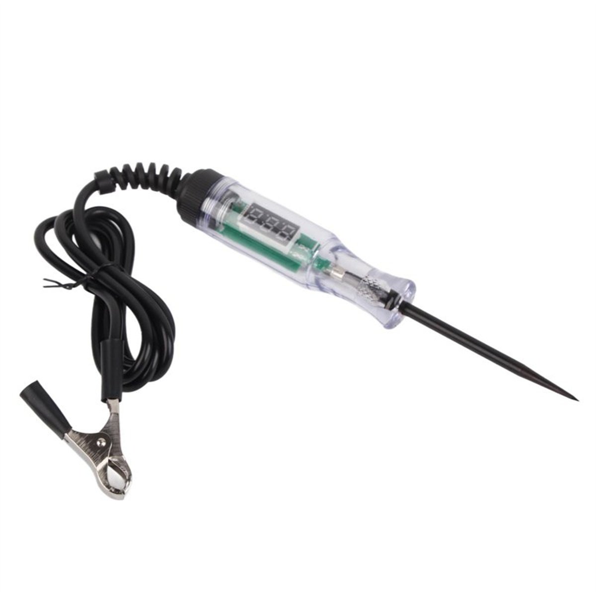 Tester Circuit Electric Auto 6-24V cu Sonda si Cleme Techstar® - Ideal pentru Diagnosticare Baterii și Sisteme Auto