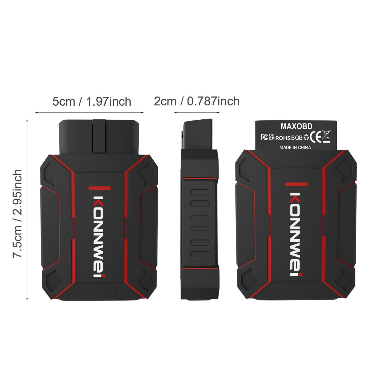 Tester Diagnoza Auto KONNWEI MAXOBD OBD2 Bluetooth 5.2, Diagnoza Full Sistem, EVAP, ABS, SRS, Live Data, iOS & Android - 2 | YEO