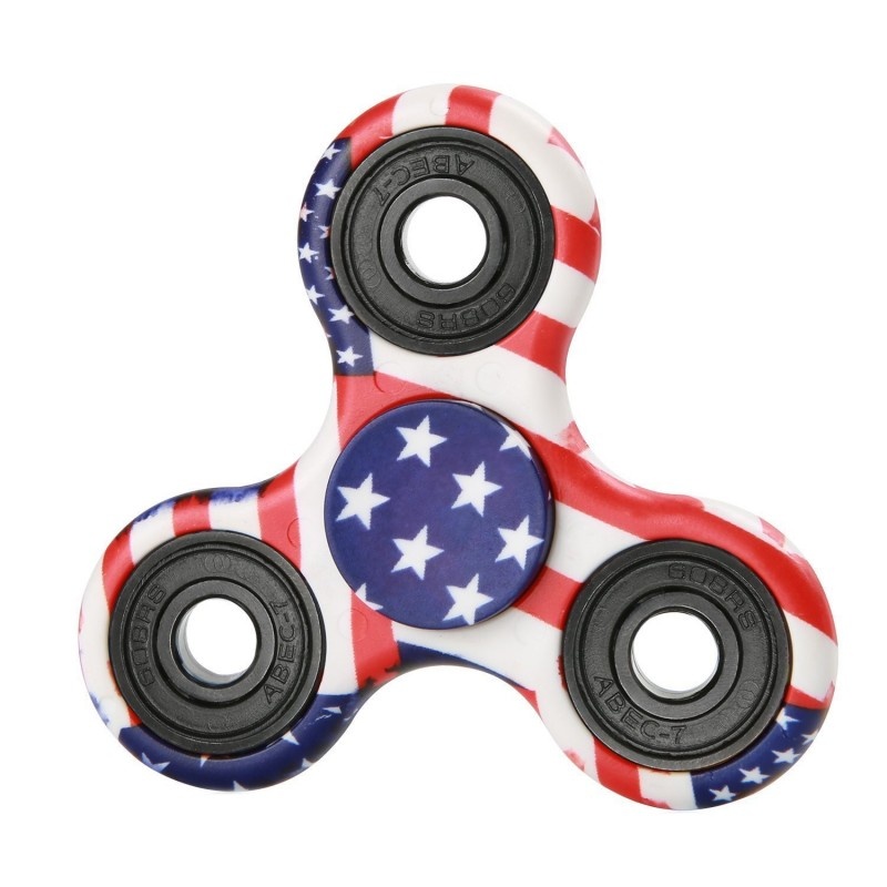 Tri-Spinner Fidget Jucarie Camouflage Multi Color Statele Unite ale Americii, Jucaria Focusarii