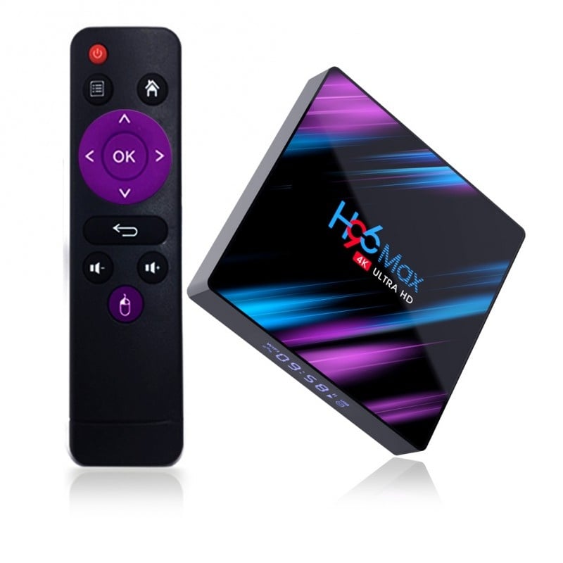 TV Box H96 Max RK3318 2.4Ghz, Mini PC Android 9.0, 2GB RAM, 16GB ROM WiFi, Bluetooth, UltraHD 4K 60fps, cu IPTV - 3 | YEO