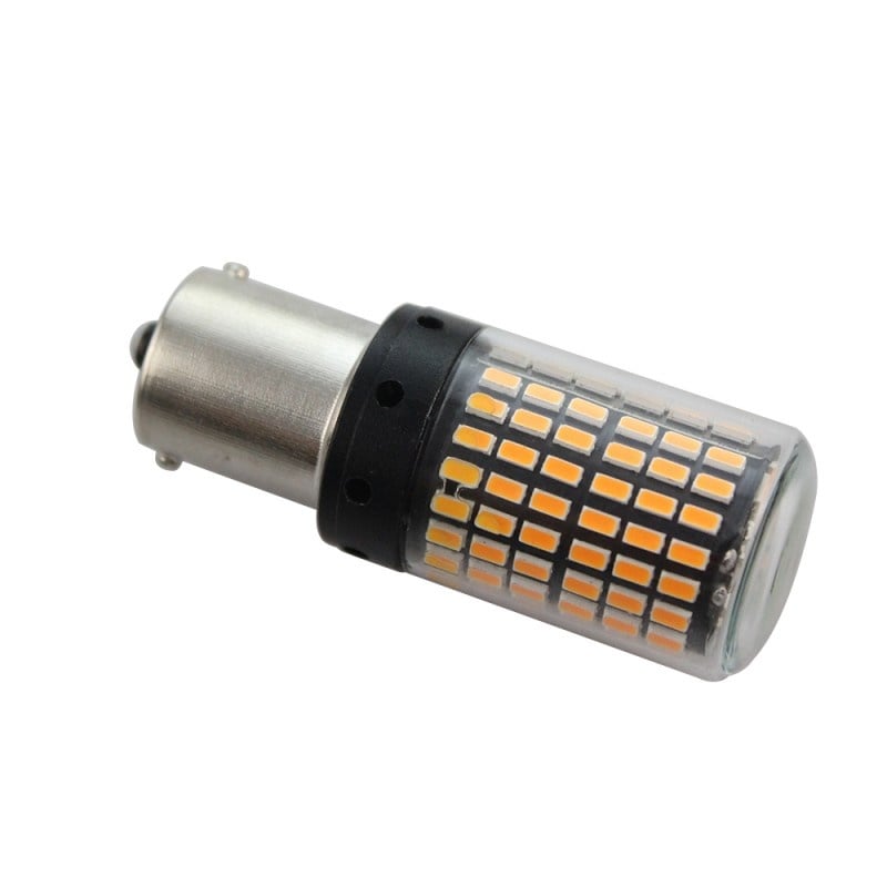 Bec Led Auto Techstar® BA15S, 1156, Galben, 12V, 800 lm - 3 | YEO