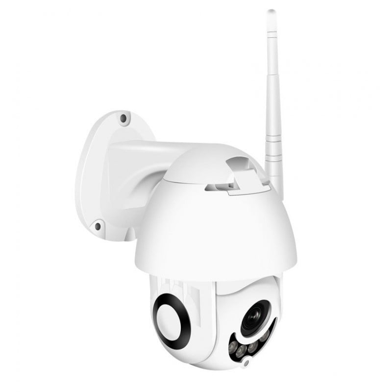 Camera Supraveghere IP PTZ Techstar® P13, Wireless, 355°, 1080p, IR, Exterior, ONVIF, NVR, Senzor Miscare, Zoom Digital x5 - 1 | YEO