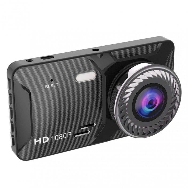 Camera Video Auto Dubla Techstar® H309, FullHD, 1080P, Functie WDR, Camera Marsarier 720P, Ecran 4