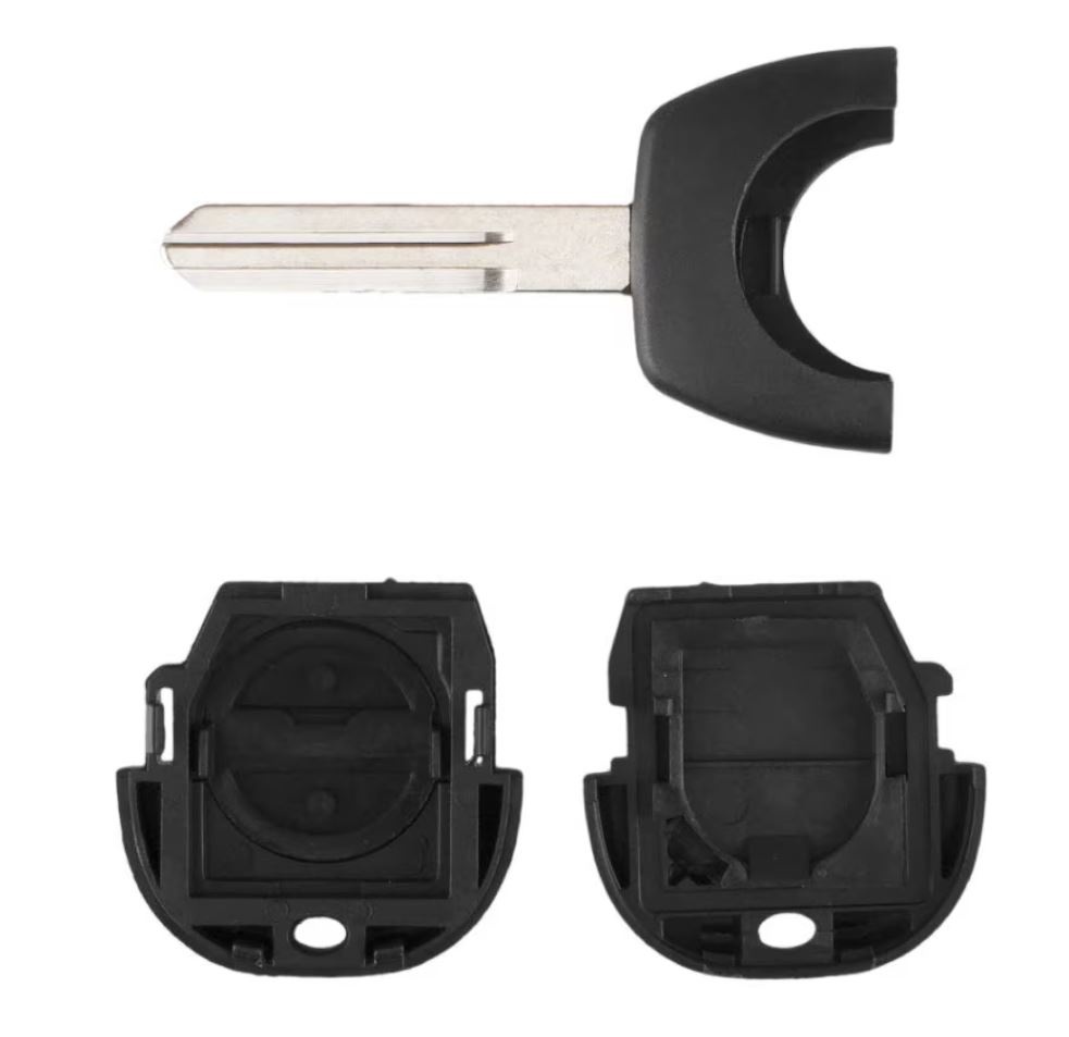 Carcasa cheie auto Techstar cu 2 butoane clasica si lamela A33 pentru Nissan Almera, Micra, Primera, X-trail, Juke - 1 | YEO