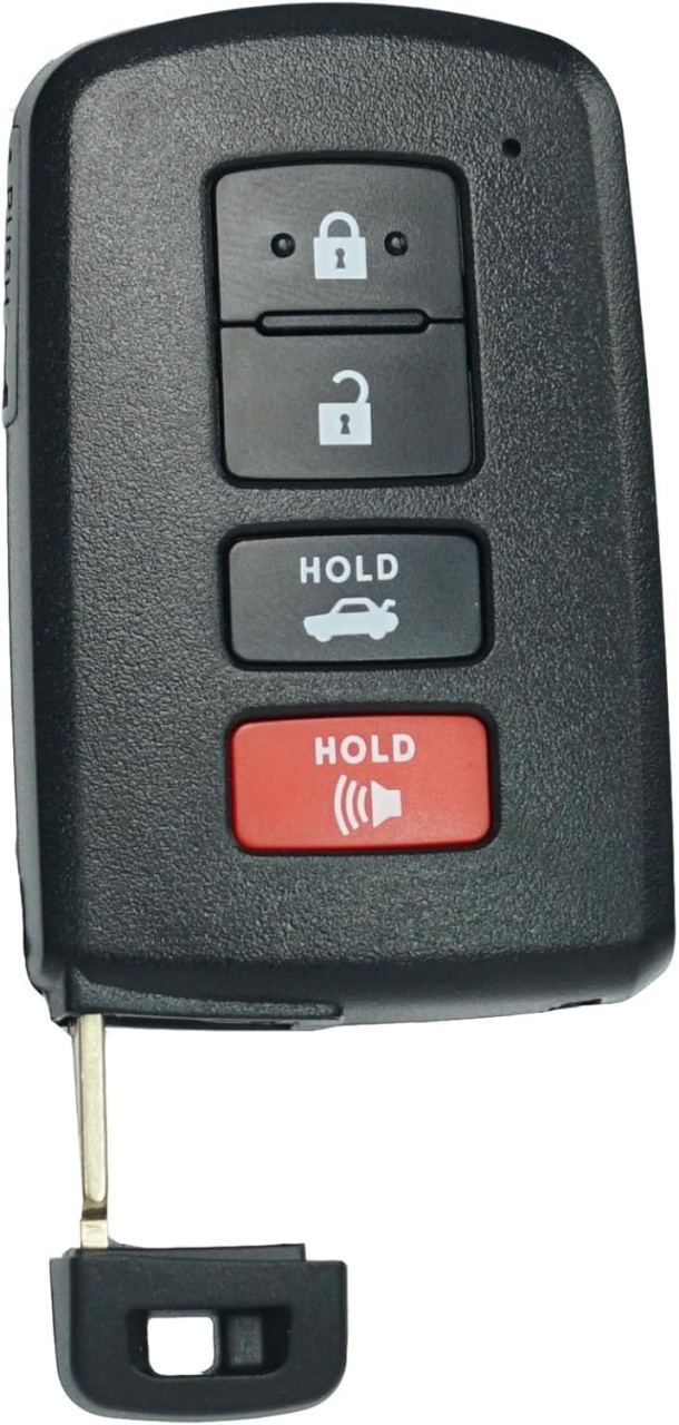 Carcasa Cheie Auto Techstar cu 4 butoane, Compatibila Toyota Camry, Corolla, RAV4, Highlander, Avalon – FCC HYQ14FBA – cu lama netaiata - 2 | YEO