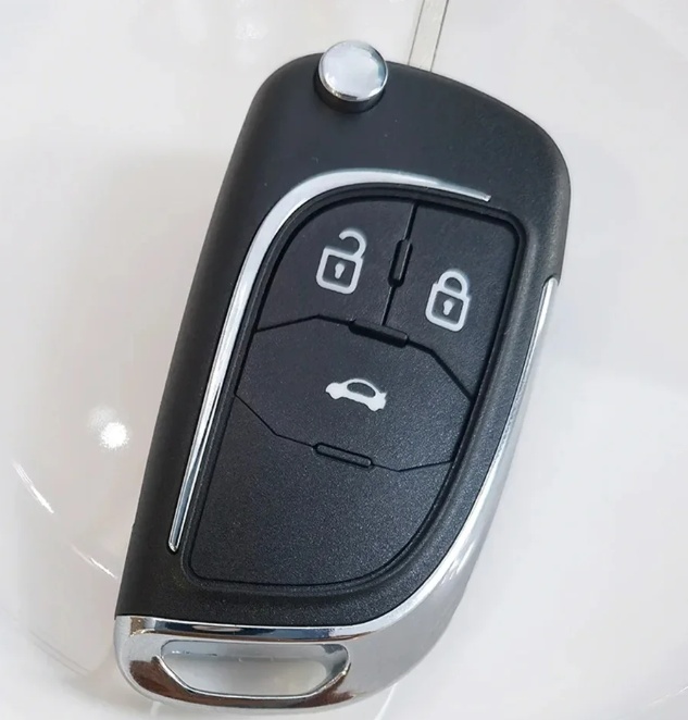 Carcasa cheie auto transformatoare Techstar cromata cu 3 butoane – compatibila Opel & Chevrolet Astra, Corsa, Cruze, Captiva, Aveo - imagine 8