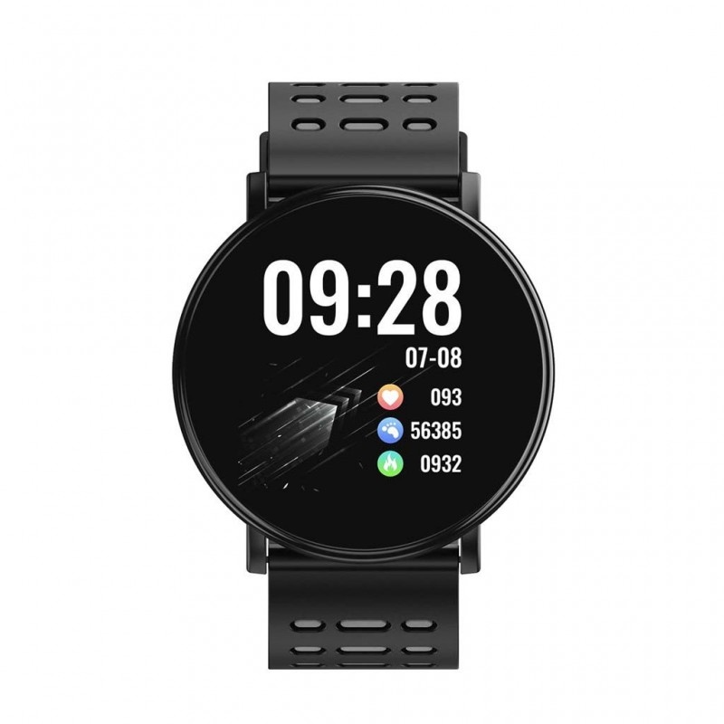 Ceas Smartwatch Techstar® 119 Negru, Bluetooth, 1.3 inch IPS, Monitorizare Puls, Tensiune. Oxigenare, Sedentarism - 2 | YEO