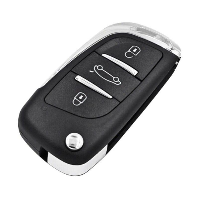 Cheie Auto cu Telecomanda Techstar® TRM-09 pentru VW B11, KEYDIY, 3 Butoane, 300-500 Mhz, Pentru Programul KD300 și KD900, Negru - 1 | YEO