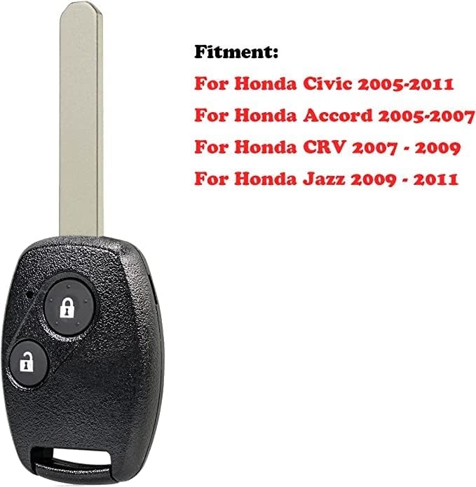 Cheie Auto Techstar Completa Programabila 433MHz, cu 2 butoane si cip ID46 PCF7936, compatibila Honda Civic, Accord, Jazz, CR-V – lama Hon66, FCCID: OUCG8D-382H-A - 3 | YEO