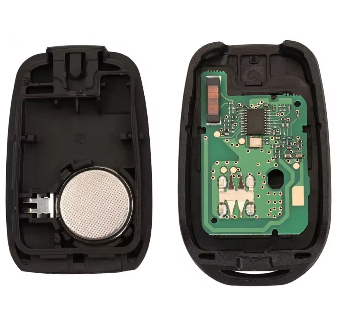 Cheie auto telecomanda completa compatibila Dacia Duster/Logan/Sandero + Renault Symbol/Trafic, lamela VAC102, 3 butoane, 433MHz, chip PCF7961M (4A), cu electronica si baterie - imagine 3