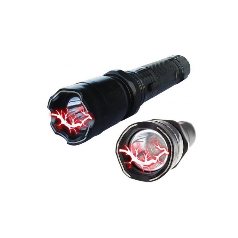 Lanterna cu Electrosoc Flashlight cu Led 1200kv din Aluminiu