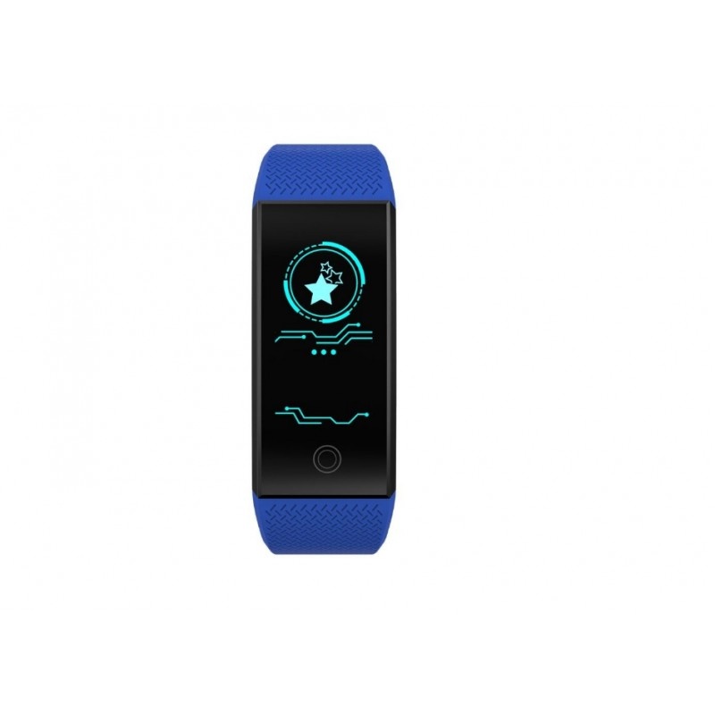 Resigilat Bratara Fitness Smart Techstar® QW18 ALBASTRU, Monitorizare Cardiaca, Sedentary, Bluetooth, IP65, Ecran IPS - 2 | YEO