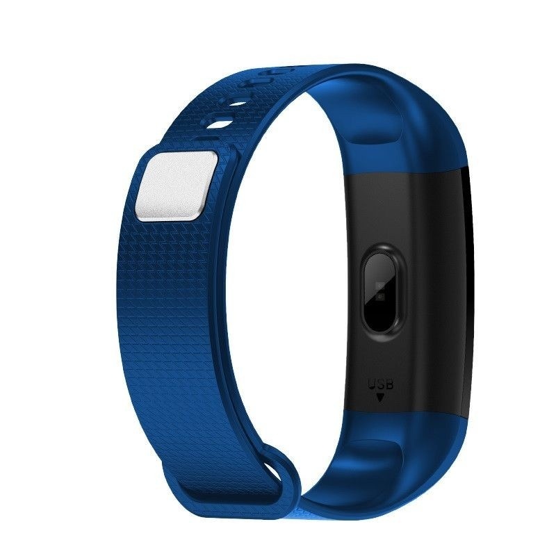 Resigilat Bratara Smart Fitness Sport Y5 Albastru Bluetooth 4.0 Waterproof cu Monitorizare Somn, Cardiaca si Pedometru - 1 | YEO