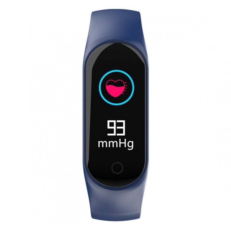 Resigilat Bratara Sport M4 Techstar® Pentru Fitness, Monitorizarea Presiunii Sangelui si A Batailor Inimii, Albastru - 1 | YEO