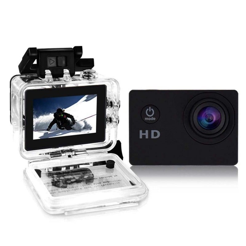 Resigilat Camera Video Sport Techstar® A9 Sport DV, Rezolutie HD, 720P, Carcasa Waterproof, WideAngle, Panoramic - 3 | YEO