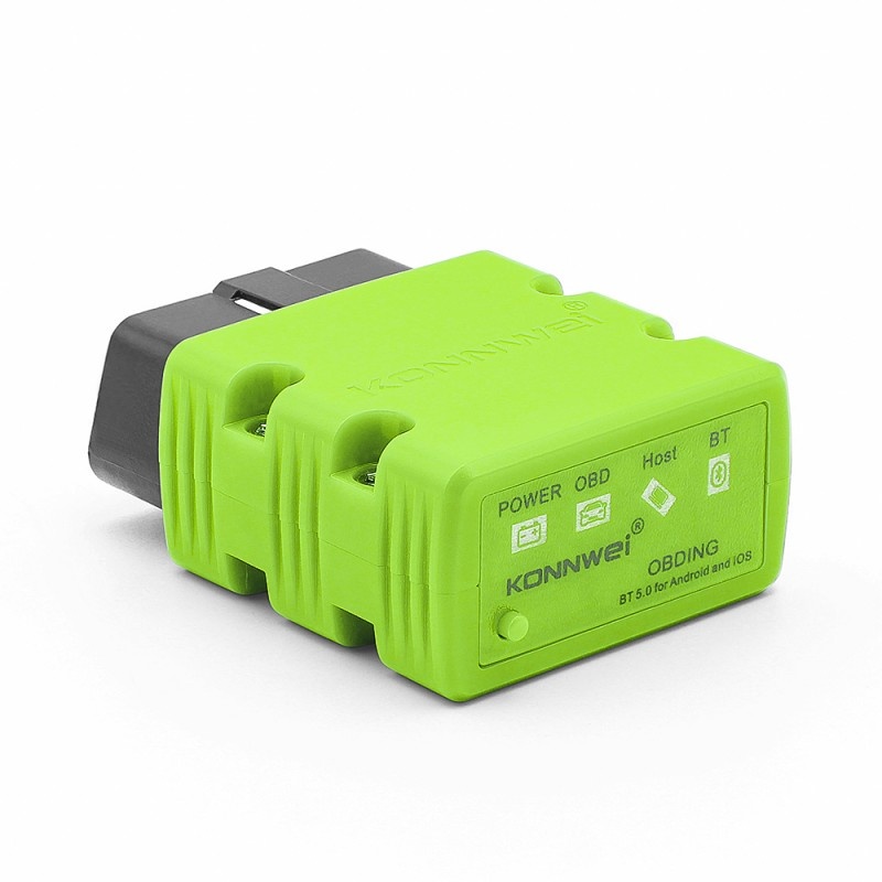 Resigilat Instrument de scanare si diagnosticare auto, KONNWEI KW902, Mini ELM327, Bluetooth 5.0, OBD2, compatibil cu Android si Windows PC, Verde