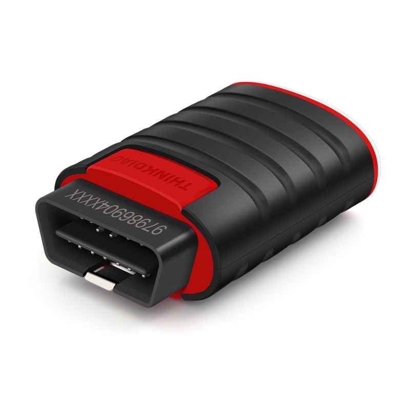 Resigilat Scaner Bluetooth OBD2 pentru diagnosticare auto THINKDIAG, Sistem complet Cititor de coduri, 15 funcții de întreținere pentru mașini din 1996, compatibil iOS/Android, Negru - 1 | YEO