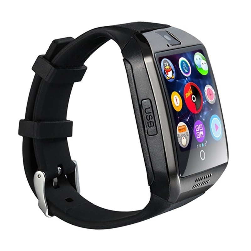 Resigilat Smartwatch Vogue Q18 Curved cu Camera si Telefon 3G Display 1.54