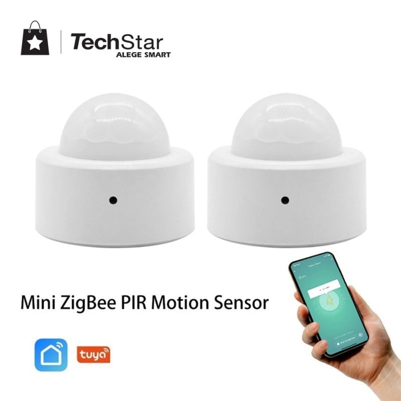 Senzor De Miscare Inteligent Zigbee 3.0, Unghi De Detectare 120 °, Distanta Detectare 5m, Senzor Infrarosu, Detectarea luminozitatii, Alb - 1 | YEO