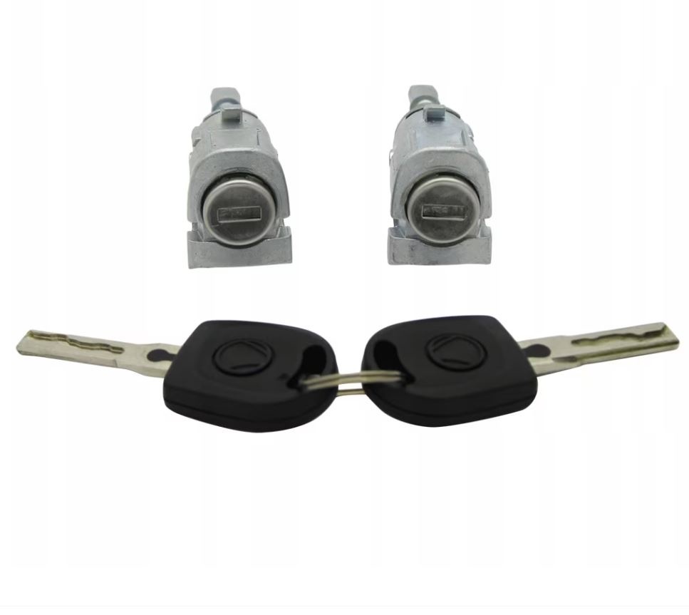 Set Cilindru Inchidere Usa Techstar, Compatibil VW Golf 4, Bora, Passat B5, Polo 9N, Skoda Octavia, Fabia, Audi A6 C5, 1U0837167E - 1 | YEO