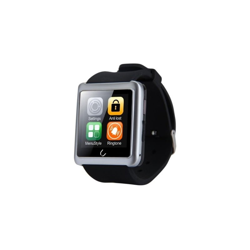 Smartwatch U-Watch BT-U10L Bluetooth negru/gri cu Radio FM