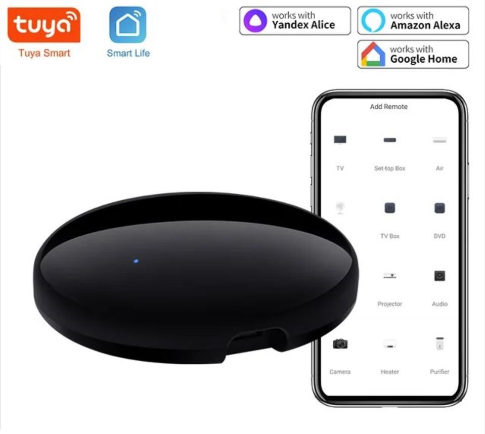Telecomanda Inteligenta Universala Techstar® SL-12, Wireless, IR, Automatizare, Amazon Alexa, Google Assistant, Tuya, SmartLife - 1 | YEO