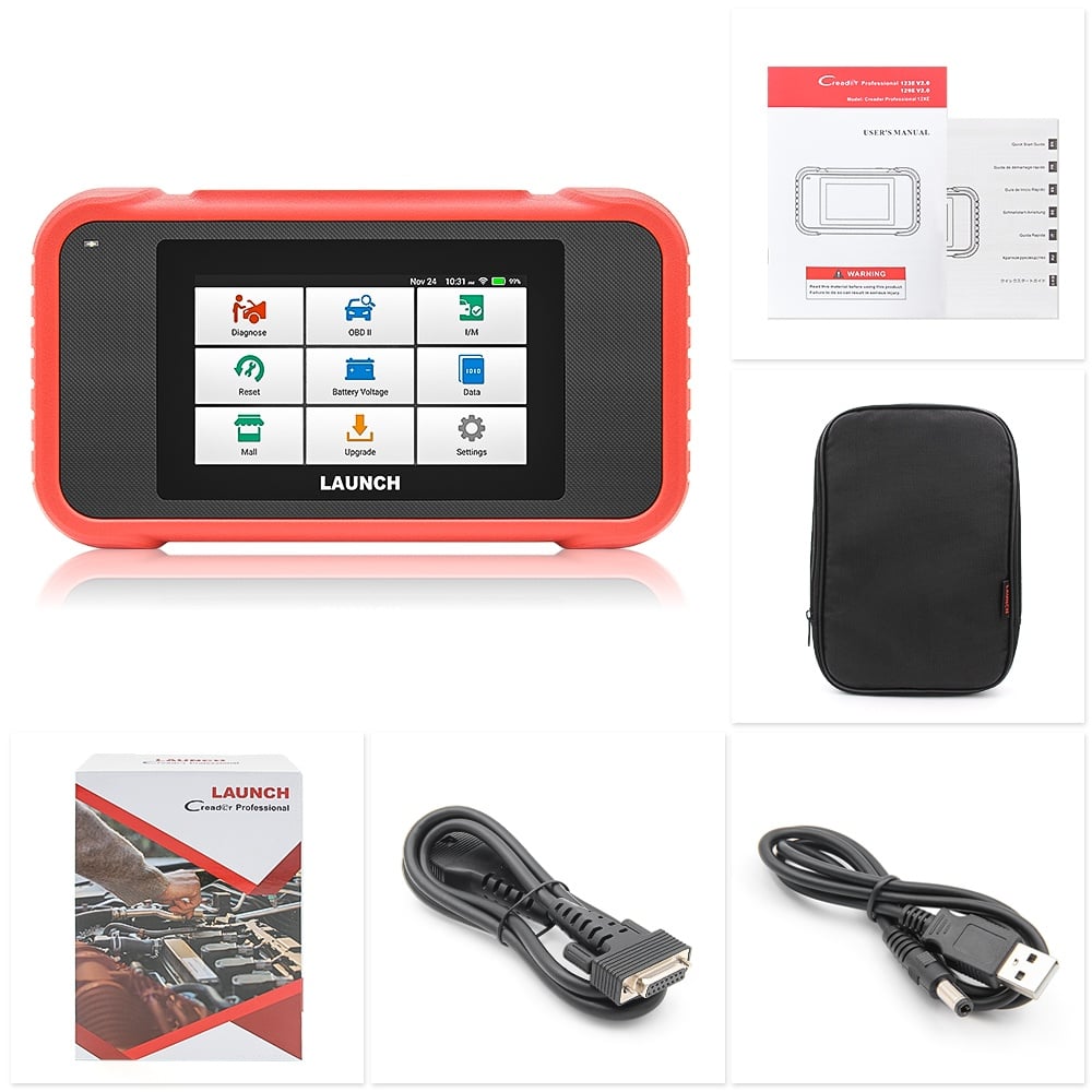 Tester Diagnoza Auto LAUNCH X431 CRP129E V2.0, Cititor de Coduri OBD2, Suport pentru 10 Moduri de Testare, Ecran Color de 4.3 inch - 3 | YEO