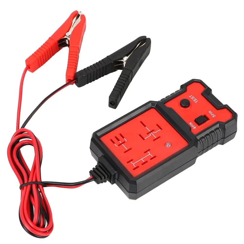 Tester pentru Relee Auto cu Indicator LED, Techstar® CNBJ707, Compatibil 4 și 5 Pini - 3 | YEO