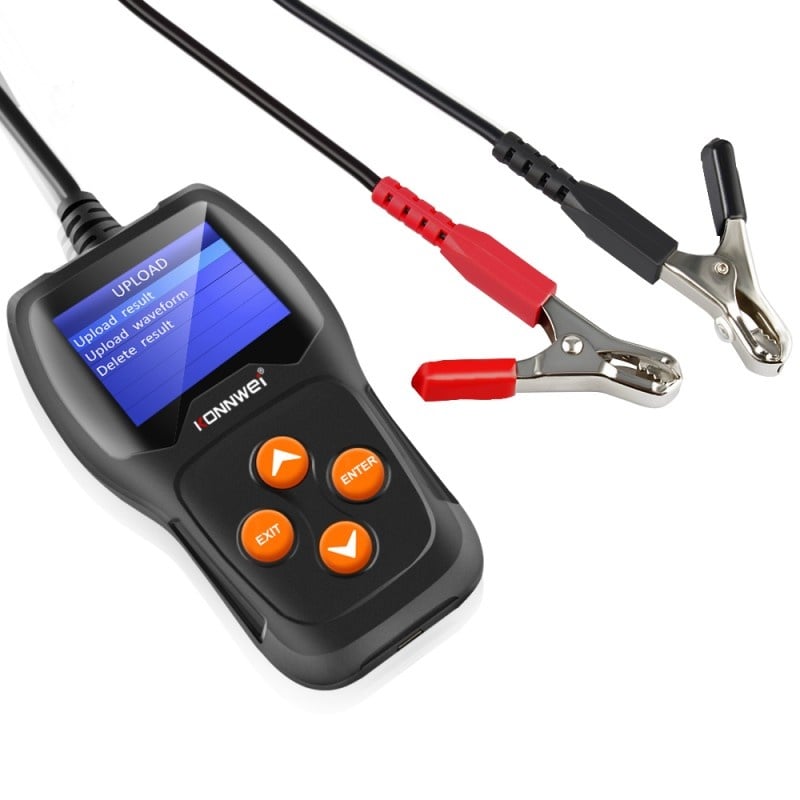 Tester profesional pentru baterii auto, Konnwei KW600, 12V/24V, Display 2,4 inch, Graficul tensiunii, 100-2000 CCA 220AH, test de incarcare - pornire, test alternator, compatibil cu toate masinile / SUV-urile - 2 | YEO