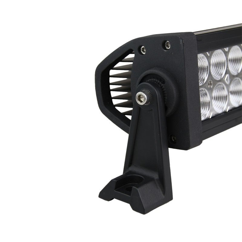 Bara proiectoare LED Auto Offroad Techstar® PNB2, 72W, 12V-24V, 6000 K, 5280 Lumeni, IP 67, 36 cm, Flood Beam 60° cu Leduri CREE XBD, Negru - 1 | YEO