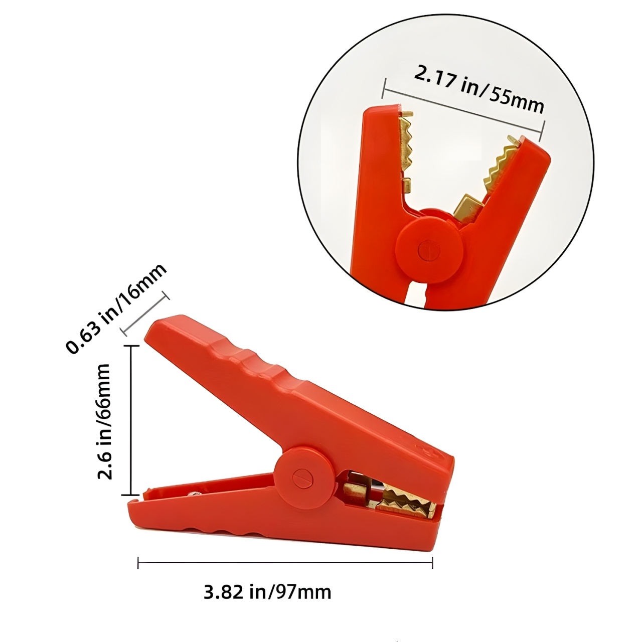 Cablu Pornire Motor Auto cu Clesti si Adaptor pentru Baterii Makita 18V – Starter Portabil 1.8m, ABS, 8AWG, Fara Baterie - 3 | YEO