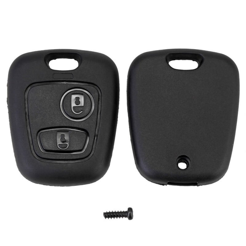 Carcasa Cheie Auto Techstar® Citroen C3, C2, C1, 206, 307, 407, 2 Butoane, Fara Lama - 1 | YEO