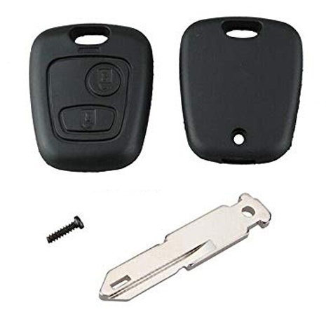 Carcasa cheie auto Techstar cu 2 butoane si lama ascutita CP206 – compatibila Peugeot 206, 307, 308, 207 - 3 | YEO