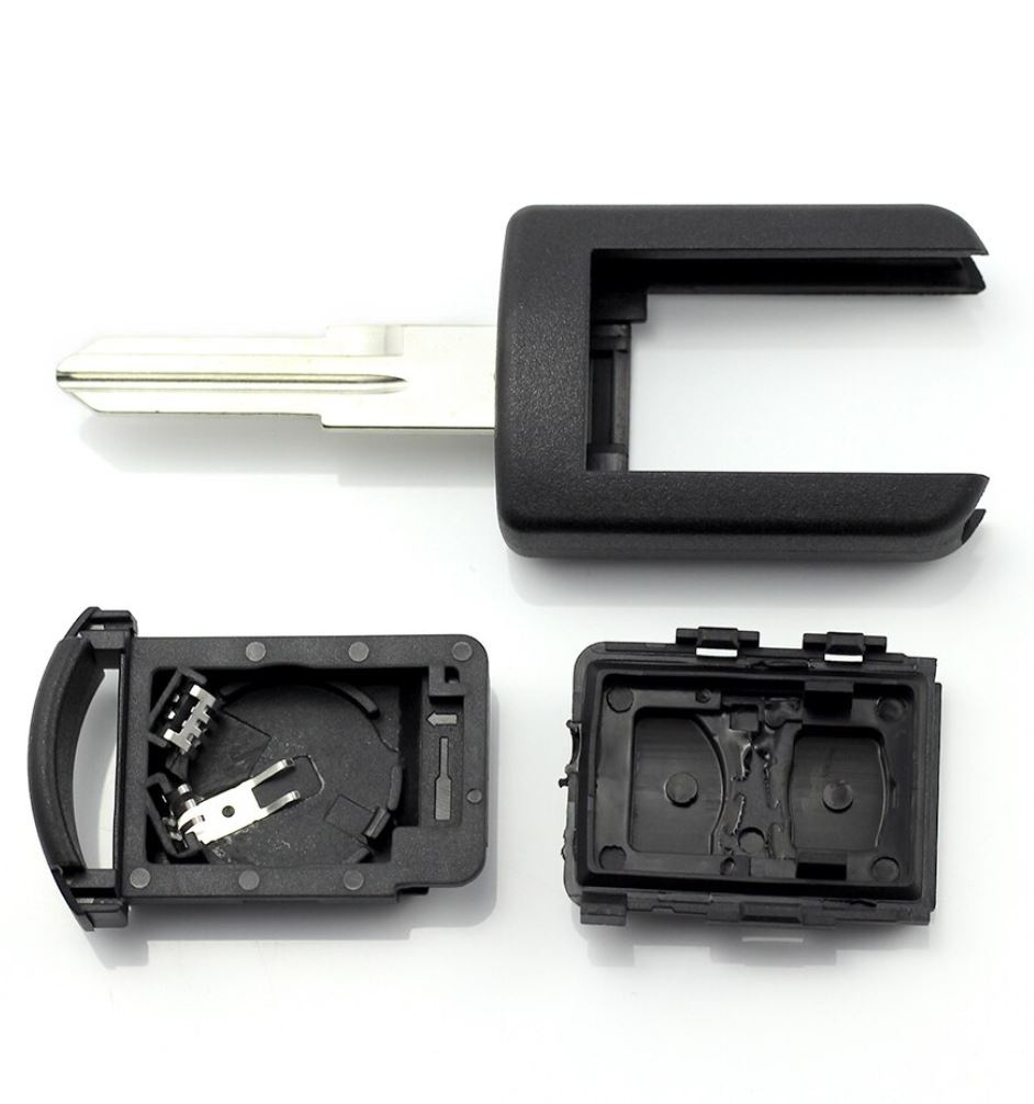Carcasa cheie auto Techstar cu 2 butoane si lama pe stanga pentru Opel – compatibila Astra, Corsa, Zafira - 1 | YEO