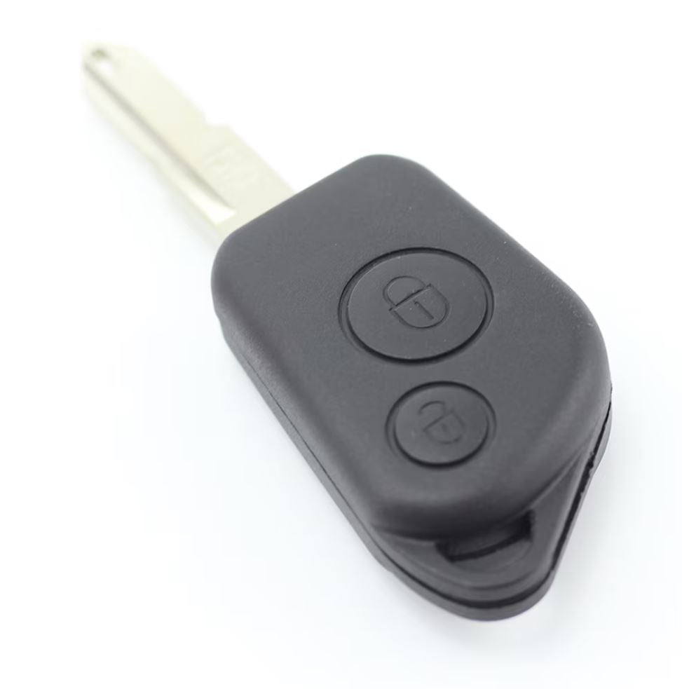 Carcasa cheie auto Techstar cu 2 butoane si suport baterie pentru Peugeot – compatibila 206, 207, 307, 407 - 2 | YEO