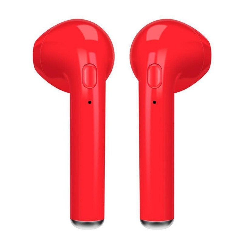 Casti Audio Wireless Techstar® i7S, Bluetooth, Rosu, Tip in-ear, pentru IOS si Android - 1 | YEO