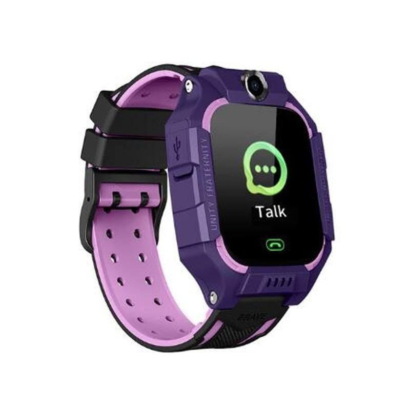 Ceas Smartwatch Copii Techstar® Q19, 1.40 inch IPS, Cartela SIM, Tracker LBS, Buton SOS, Apelare Bidirectionala, Mov