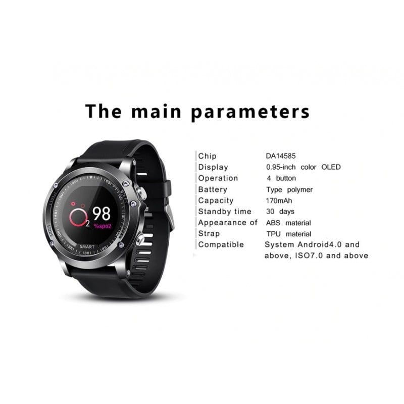 Ceas Smartwatch Sport G5 cu Bluetooth 4.0 compatibil Android si IOS - 1 | YEO