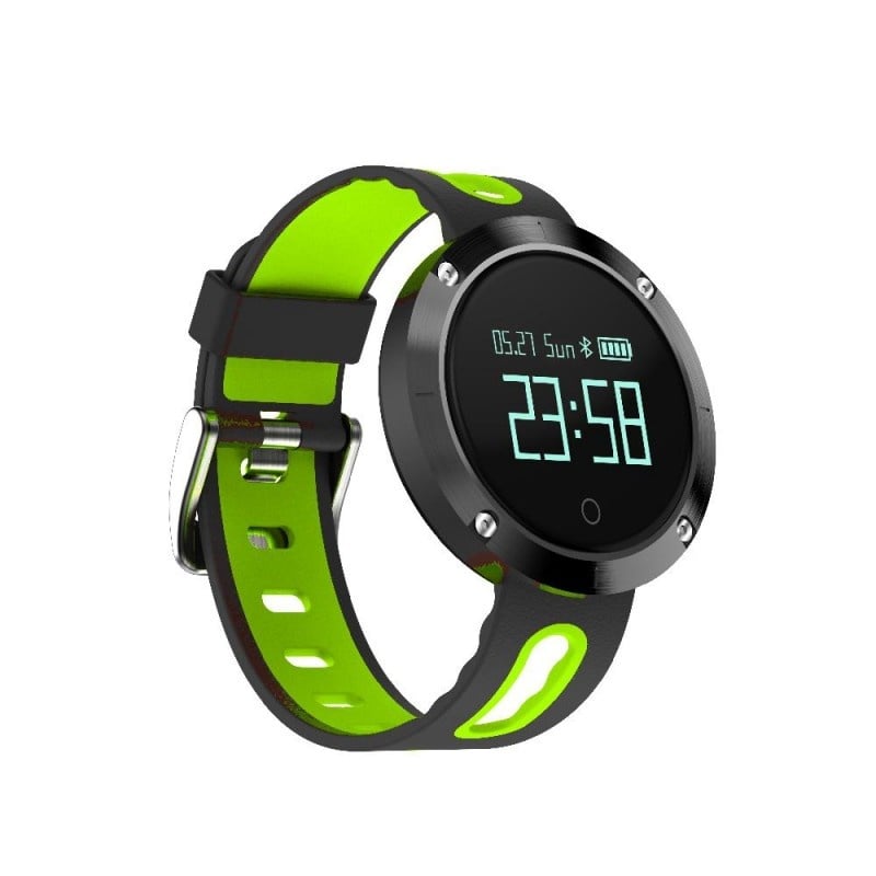 Ceas Smartwatch Techstar® DM58, 1.22 inch IPS, Bluetooth 4.0 + EDR, Monitorizare Tensiune, Puls, Multiple Alerte Unice, Verde - 2 | YEO