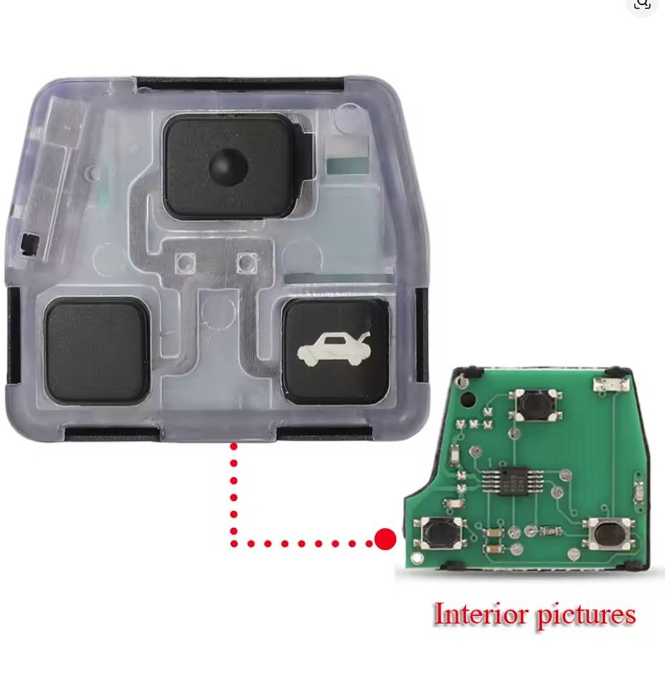 Cheie auto completa si programabila Techstar, compatibila cu Toyota Yaris, Avensis, Corolla, Carina – 433MHz, chip 4C, lama TOY47 - 2 | YEO