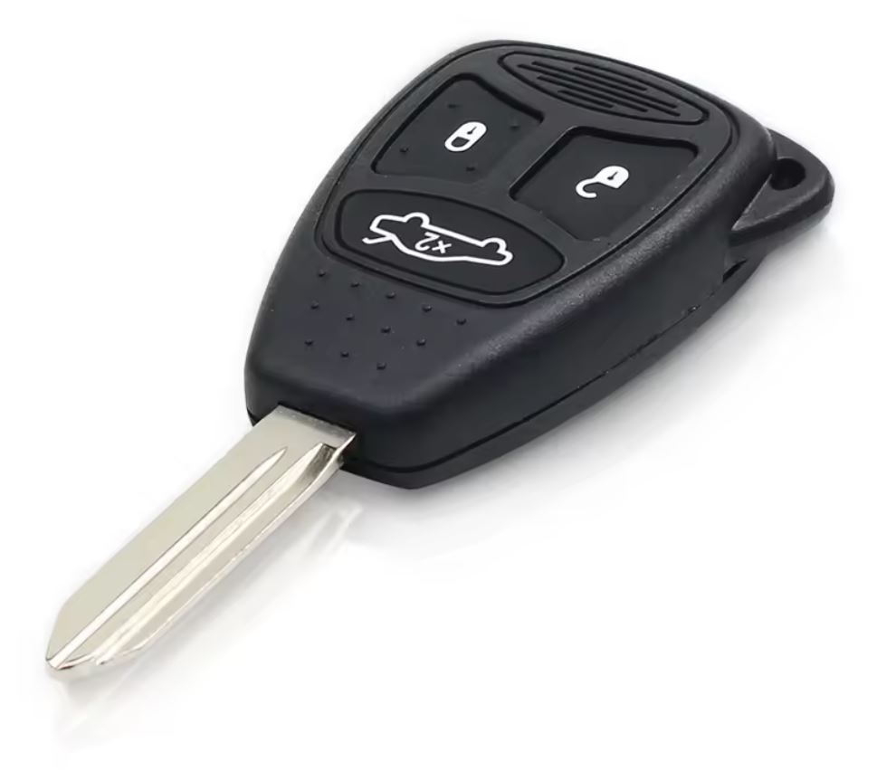 Cheie auto telecomanda 433MHz, 3 butoane, ID46 PCF7941, KOBDT04A, cu electronica si baterie, compatibila Chrysler 300, Dodge Charger/Durango, Jeep Grand Cherokee - imagine 2