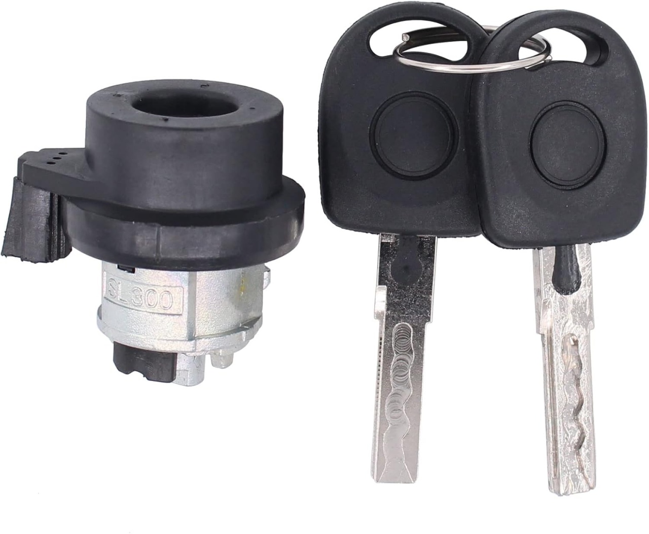 Cilindru contact + 2 chei Audi A1 A3 A4 TT Q3, VW Golf V VI VII, Jetta, Passat, Polo, Caddy, Tiguan, Transporter, Seat Leon, Skoda Octavia | OE 6L0905855D, 8E0905855A