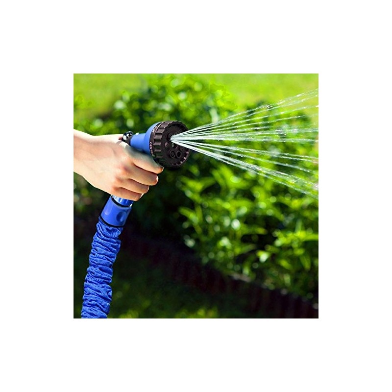 Furtun de gradina extensibil Magic Hose cu 7 Moduri de Stropire Culoare Albastru Lungime 22.5m - 3 | YEO