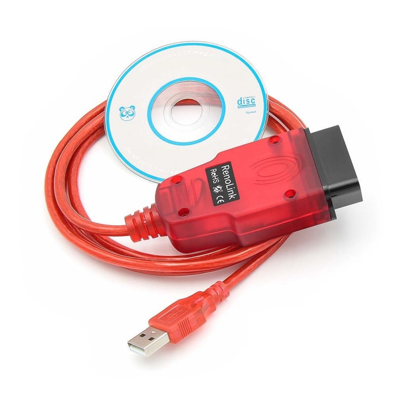 Poze Interfata Diagnoza Dedicata Techstar® RenoLink, OBD2, Programare ECU, Imperechere Module, Compatibil Gama Renault si Dacia